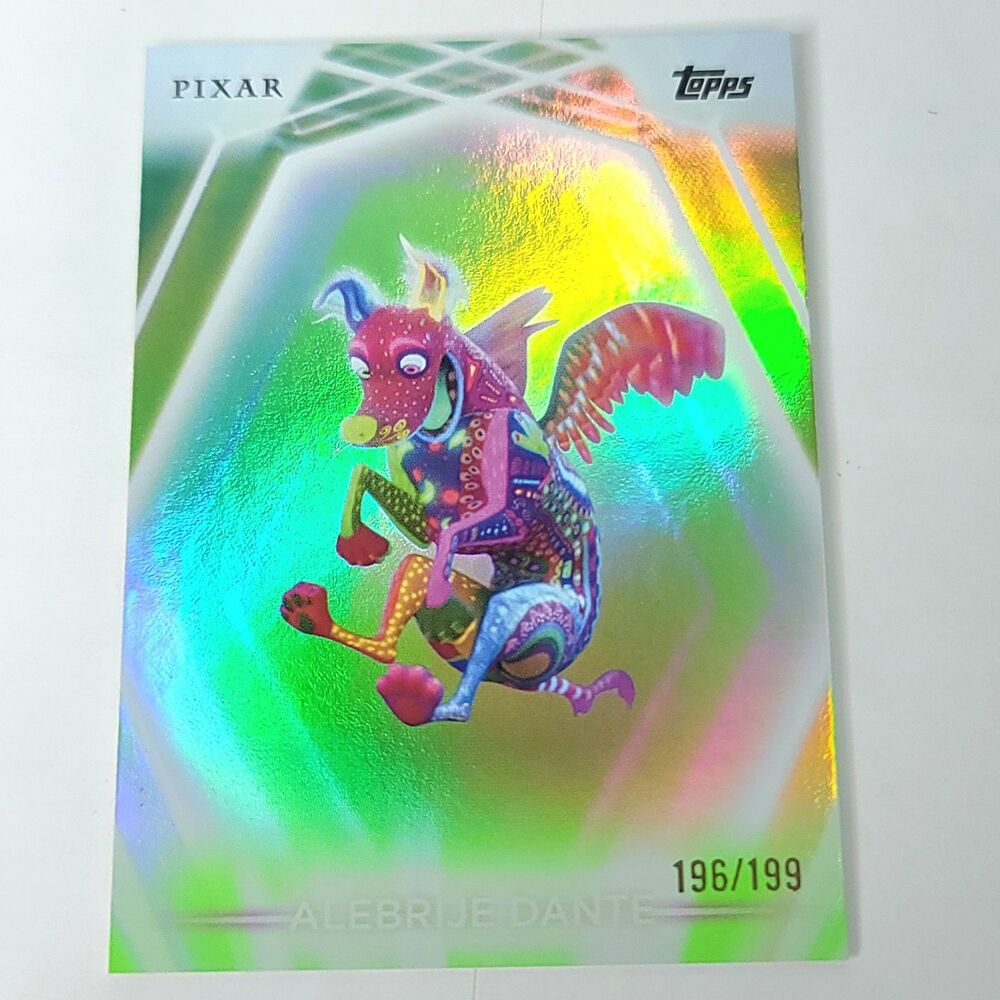 Dante Topps 2026 Disney Neon Holo Parallel Refractor Limited 196/199